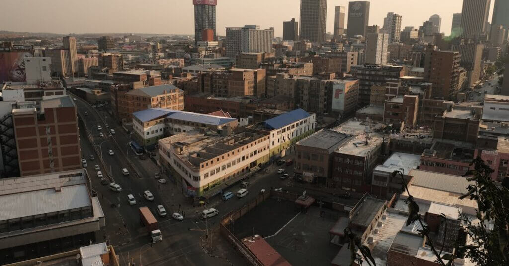 Skyline van Johannesburg