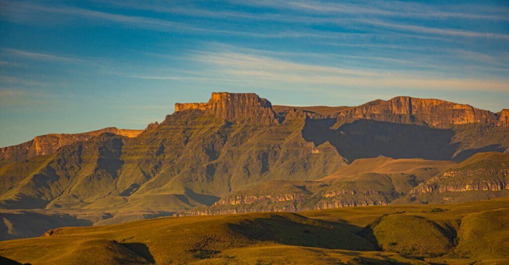 Berglandschap in Drakensberg