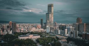 Osaka in Japan