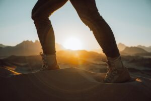 Granieten rotsformaties van Spitzkoppe