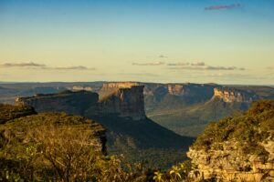 Uitzicht vanaf een tafelberg in Chapada Diamantina