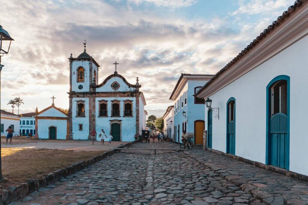 Koloniale straten en kasseien in Paraty