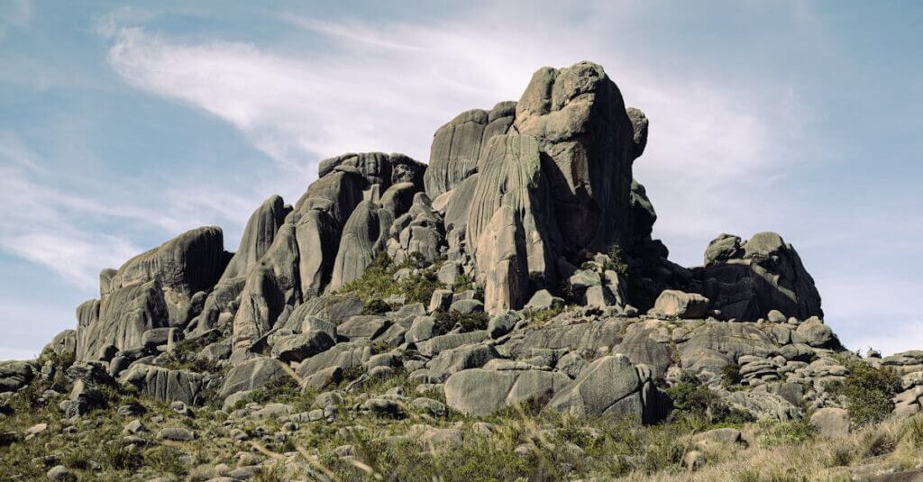 Zandsteen formaties en canyons in Isalo National Park