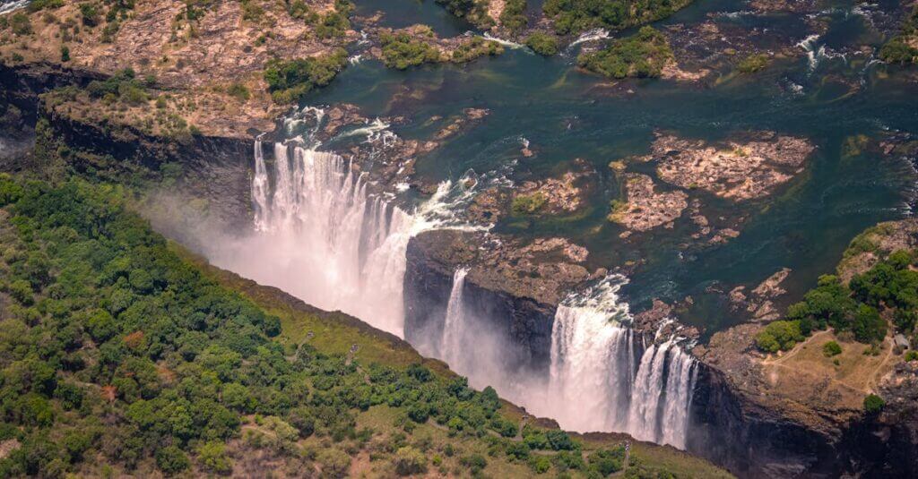 De indrukwekkende Victoria Falls