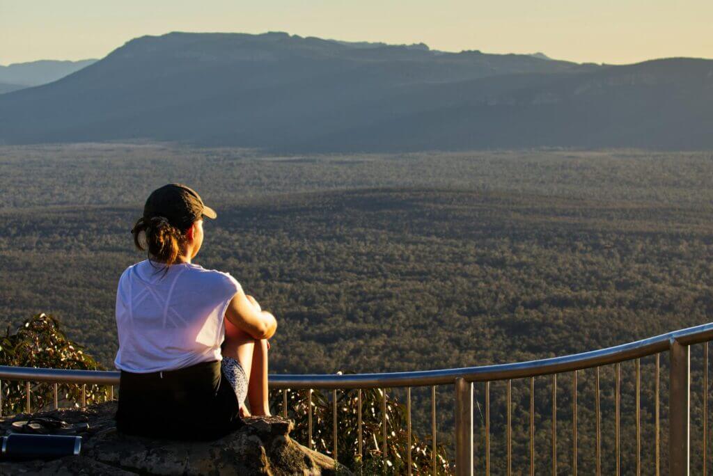 Uitzicht over de bergen in Grampians National Park